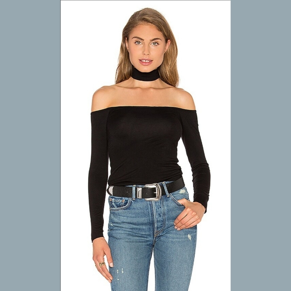NWT Black Clayton Lexi Knit Bodysuit Size Small